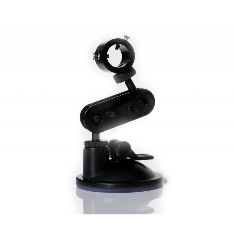Line laser holder with suction cup